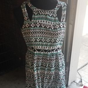 Cute ladies Aztec  print dress